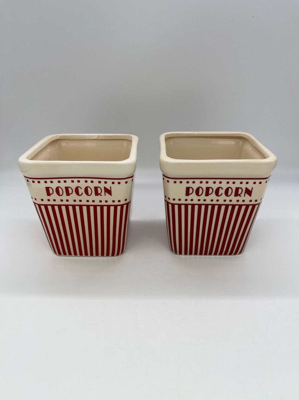 2 MSRF Inc Ceramic Popcorn Buckets